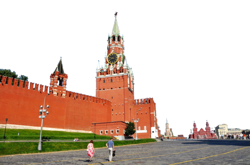 Красная площадь мавзолей Спасская башня