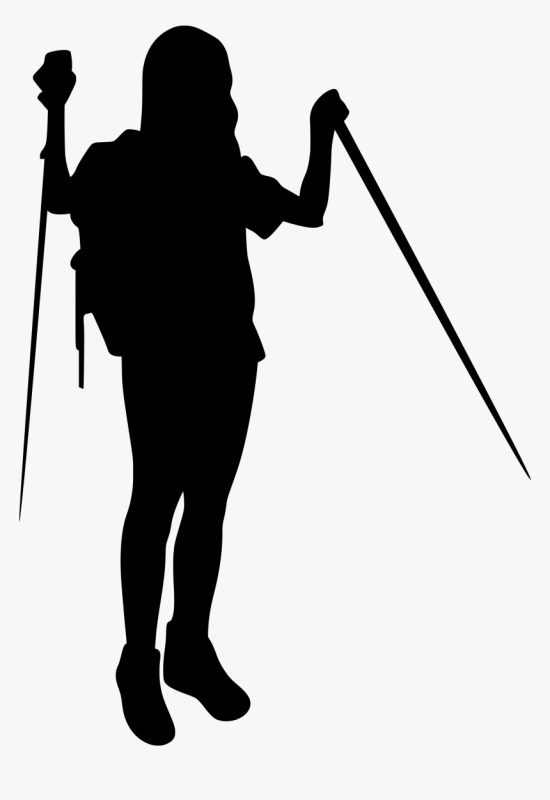 Силуэт путника