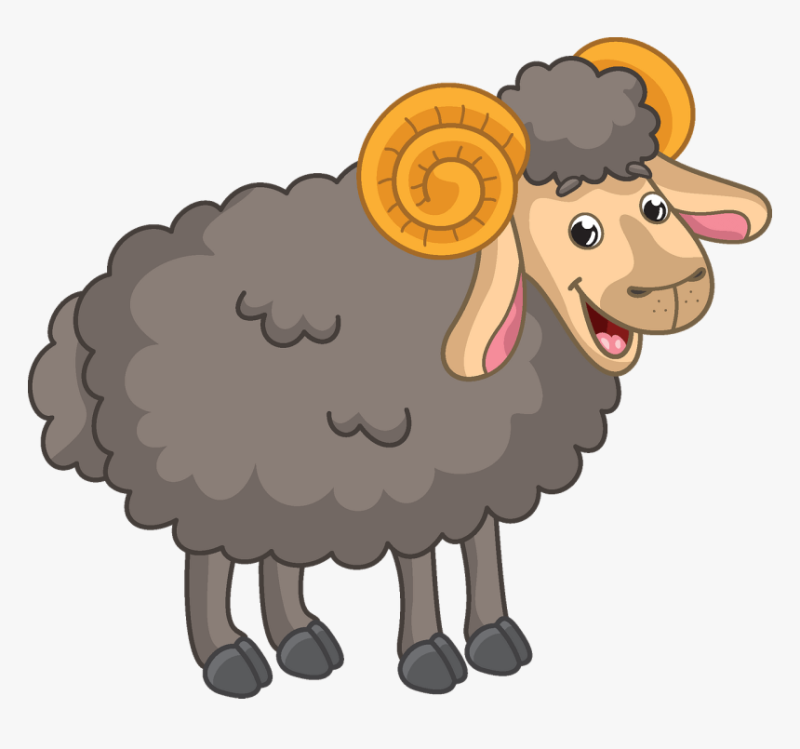 Баран рисунок