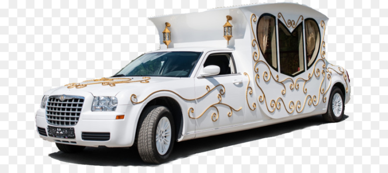 Лимузин на прозрачном фоне