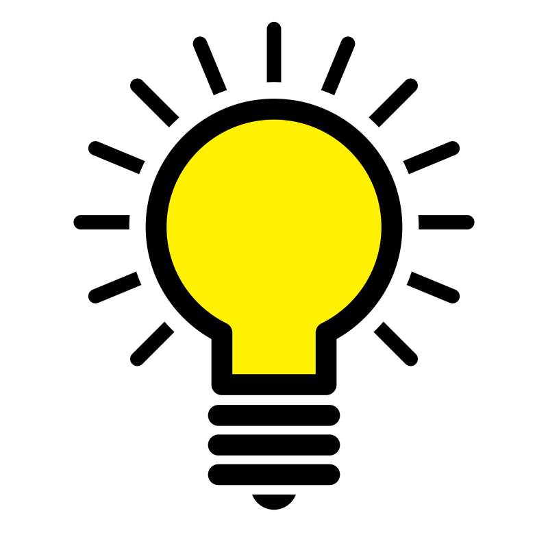 Знак лампочки