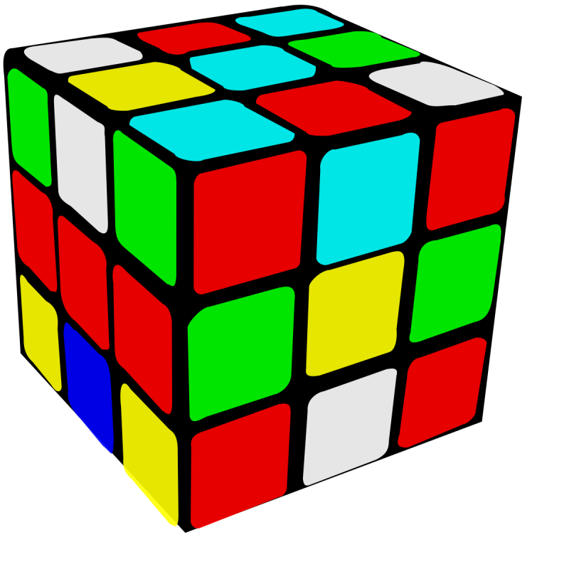 Кубик Рубика прозрачный