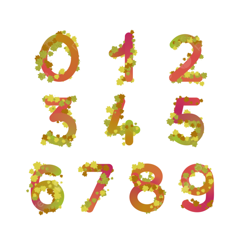 Осенние цифры