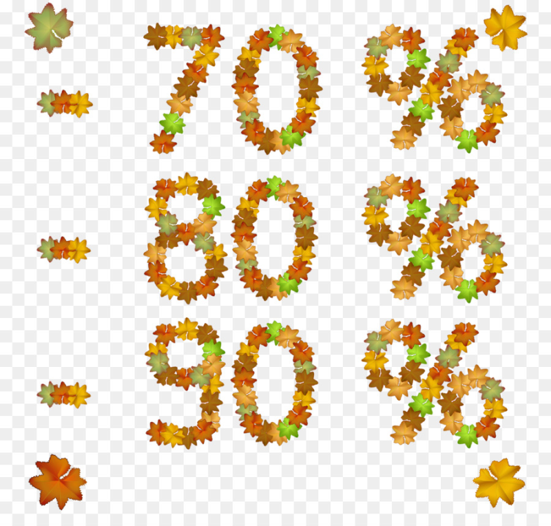 Цифры на листе