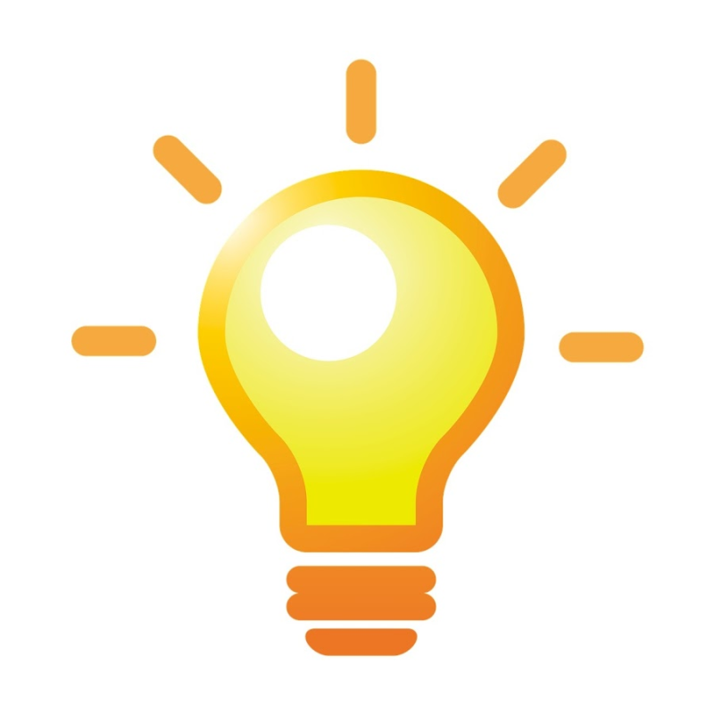 Пиктограмма лампочка