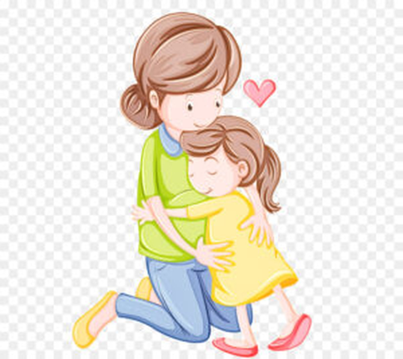 Мама с ребенком мультяшные