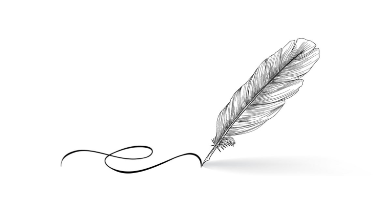 Перо рисунок