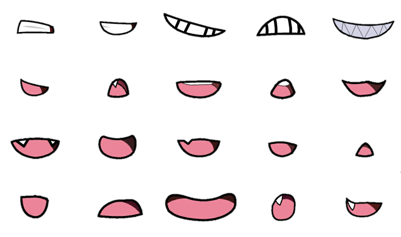 Аниме губы