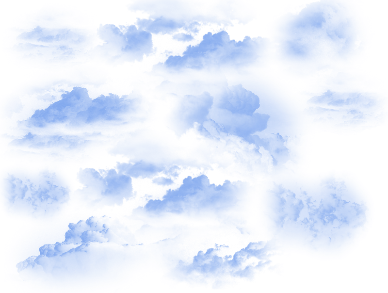 Облако на белом фоне