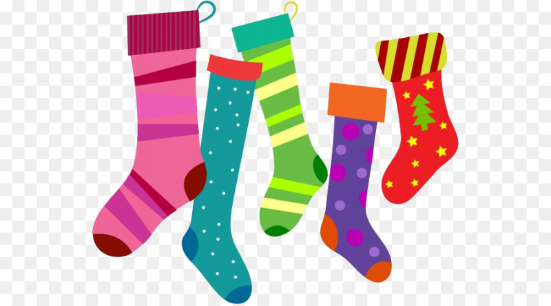 Носки для детей на прозрачном фоне