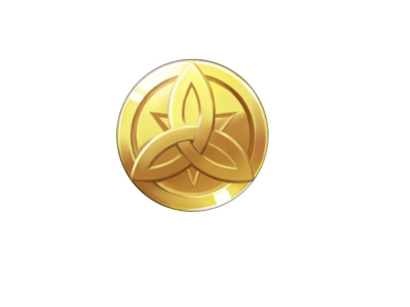 Мора Геншин на прозрачном фоне