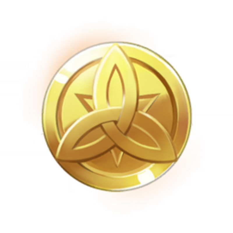 Мора Геншин значок