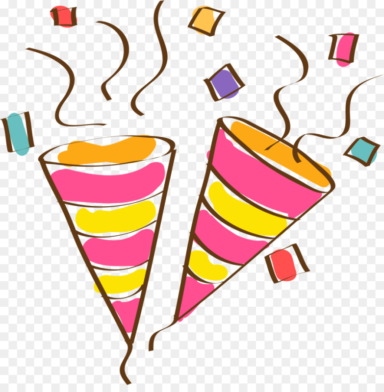 Хлопушка нарисовать