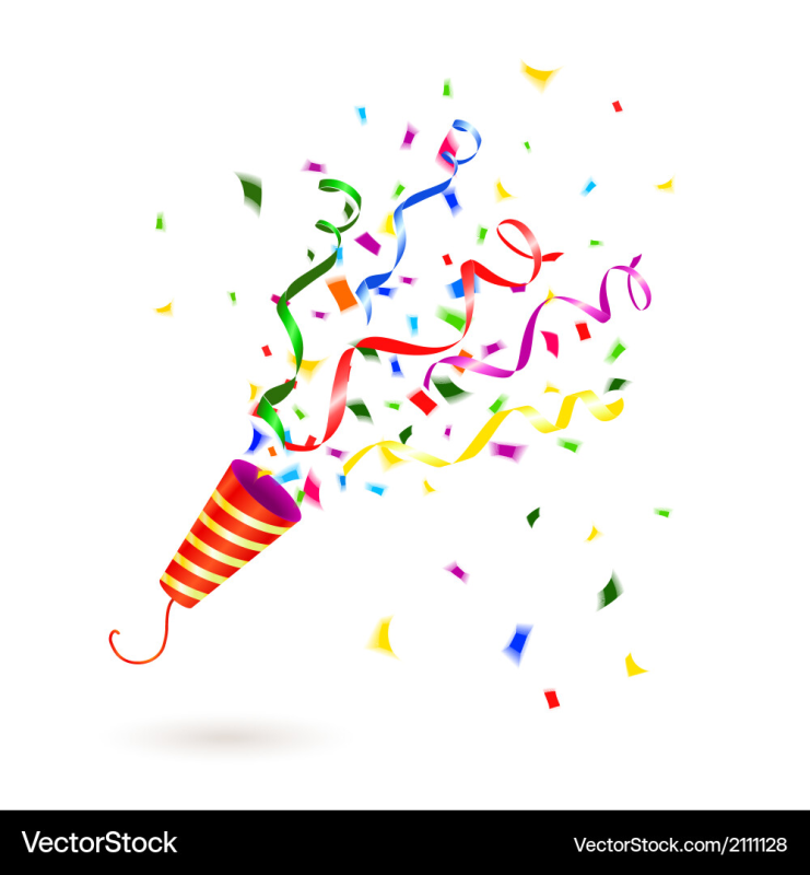 Конфетти нарисованные