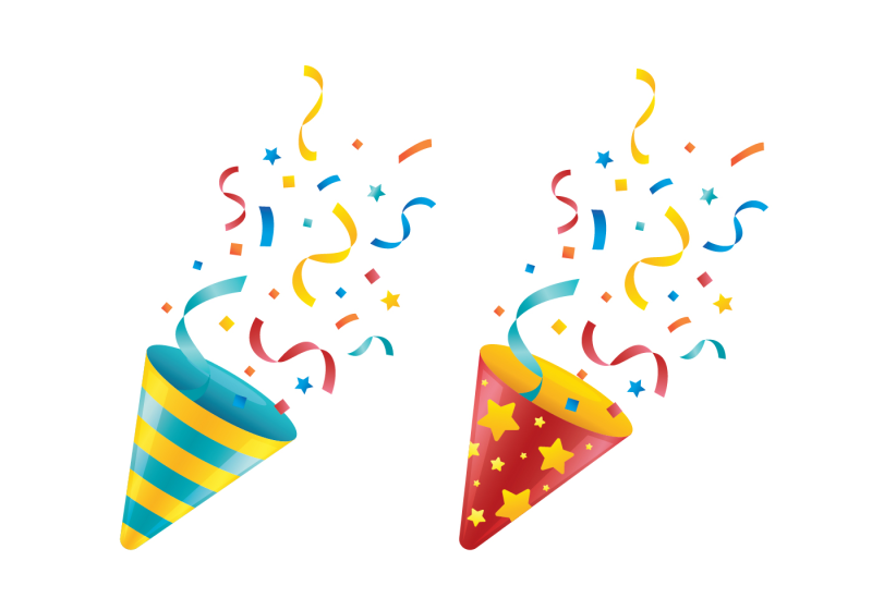 Хлопушка с конфетти