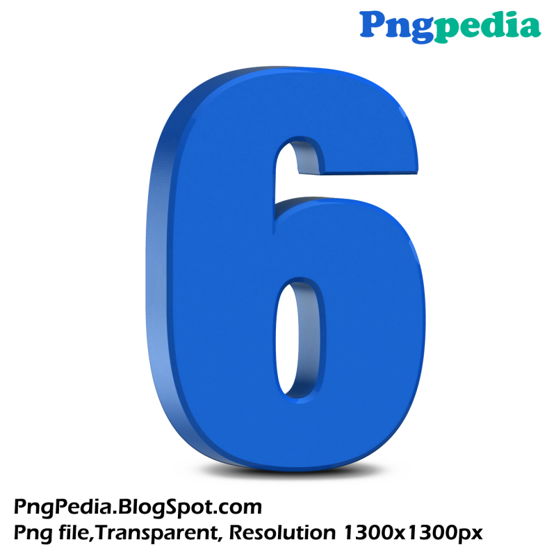 Синие цифры на белом фоне