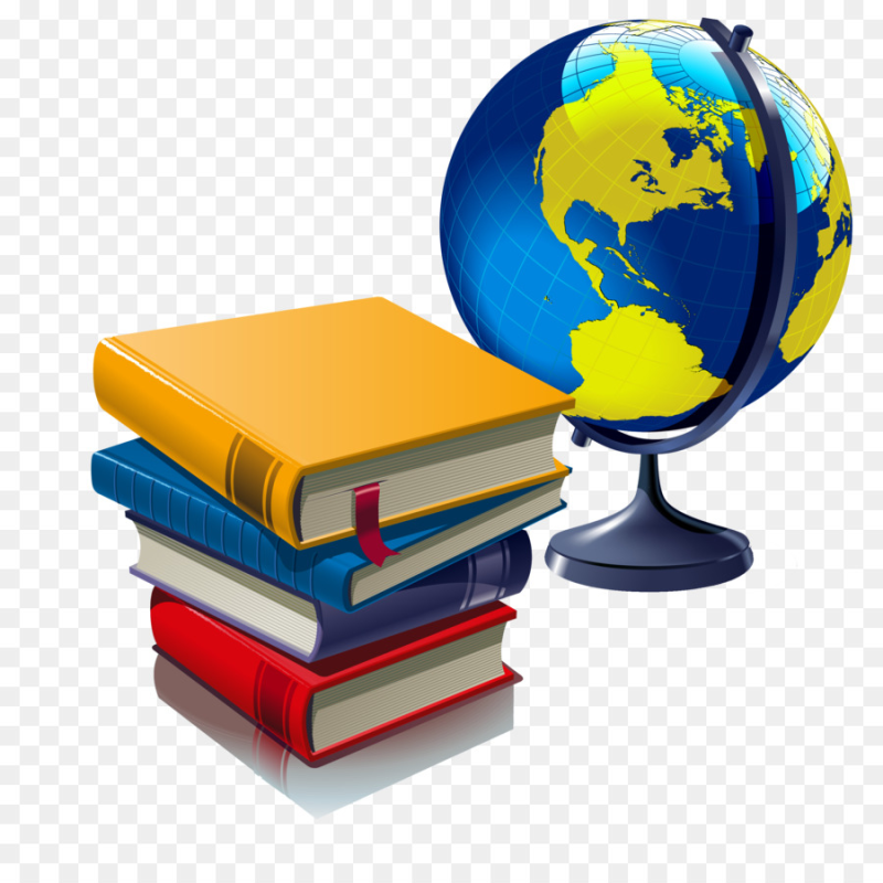 Глобус с учебниками