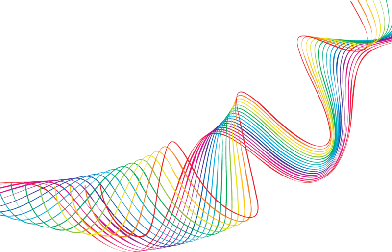 Абстрактные линии на прозрачном фоне