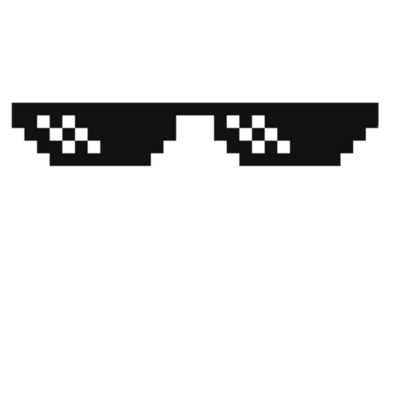 Солнцезащитные очки пиксельные