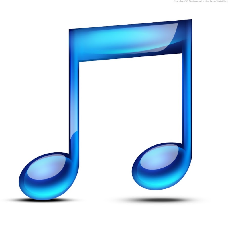 Нотки картинки на прозрачном фоне