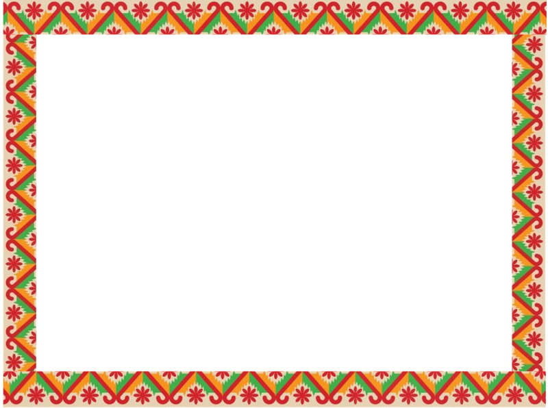 Рамка народный орнамент