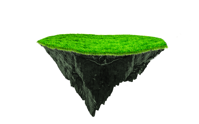 Кусок земли 3д