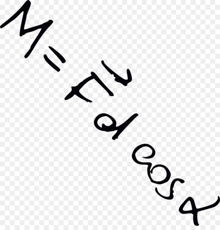 Формулы на прозрачном фоне