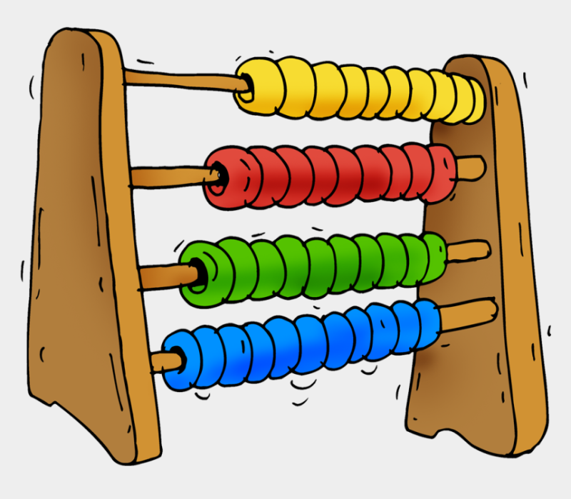 Счеты на белом фоне