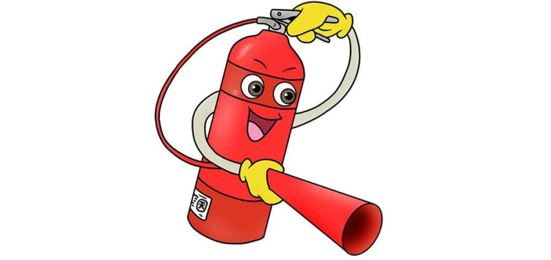 Огнетушитель мультяшный