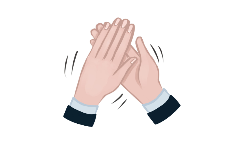 Хлопать в ладоши