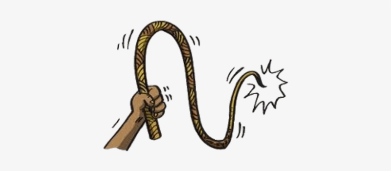 Плетка без фона