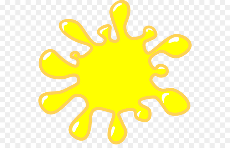 Желтая Клякса для детей