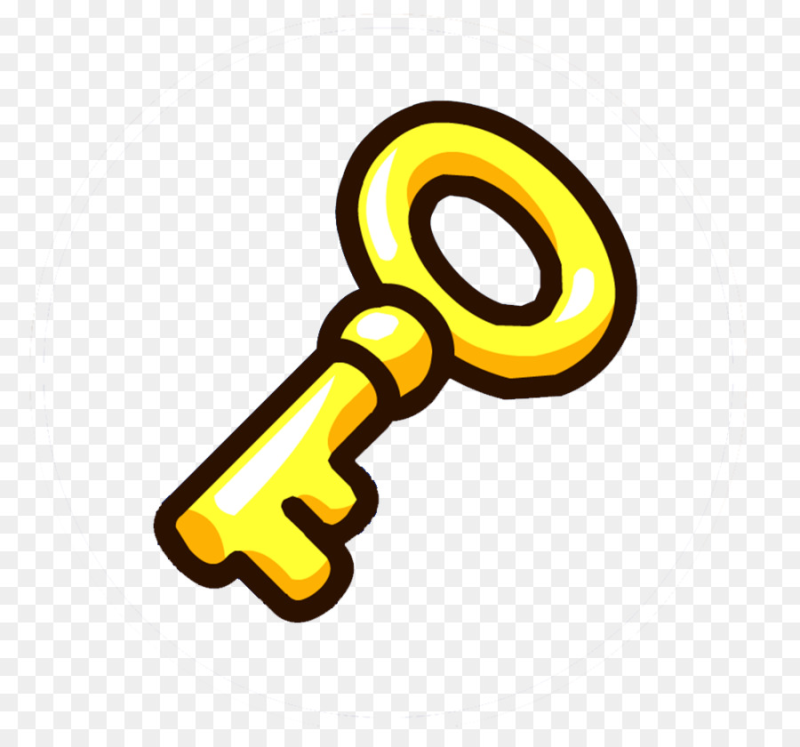 Ключик мультяшный