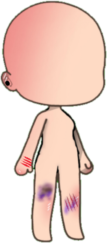 Гача лайф тело для обработки без фона