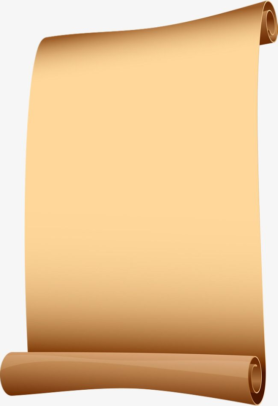 Свиток на прозрачном фоне