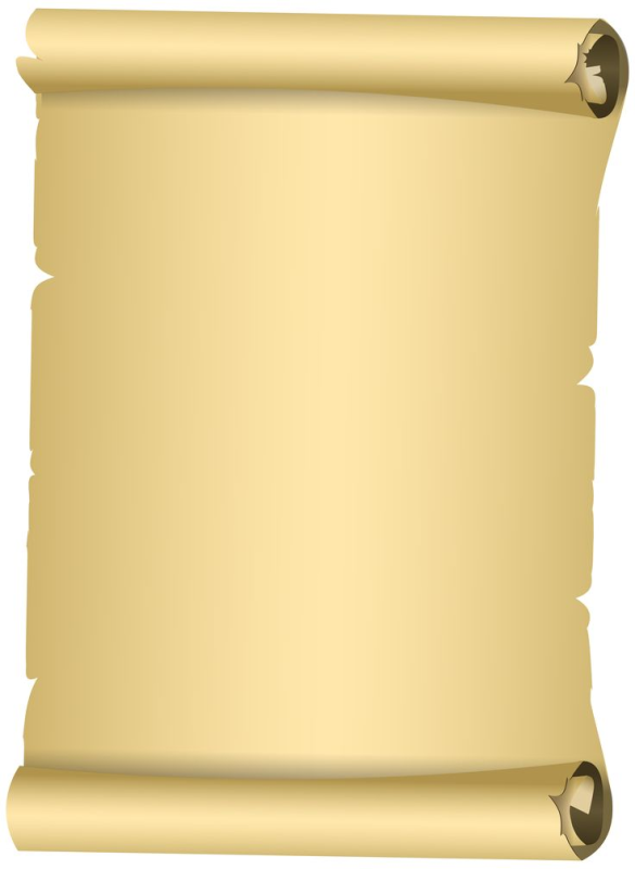 Свиток на прозрачном фоне