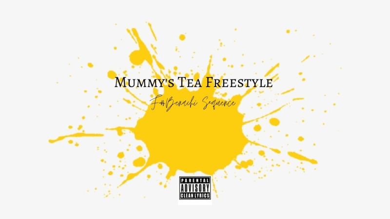 Желтая Клякса на белом фоне