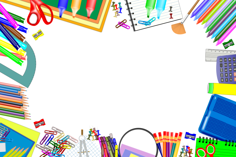 Рамка Школьная на прозрачном фоне