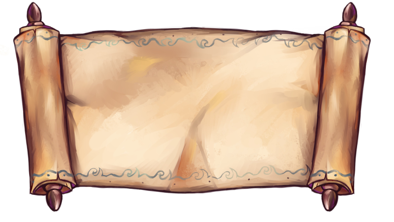 Свитки для фотошопа на прозрачном фоне