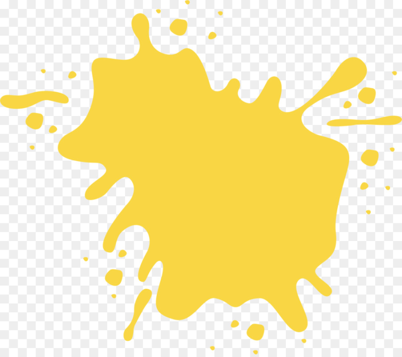 Клякса на белом фоне