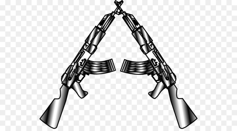 Перекрещенные автоматы Калашникова