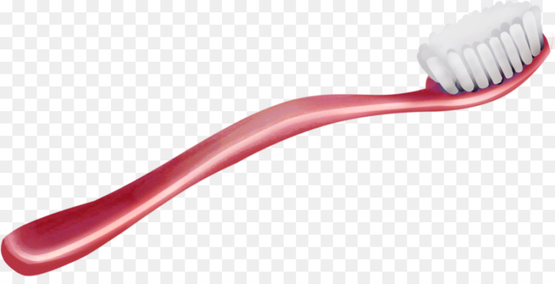 Зубная щетка на белом фоне