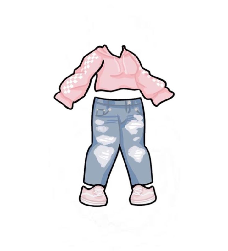 Одежда для рисования гача