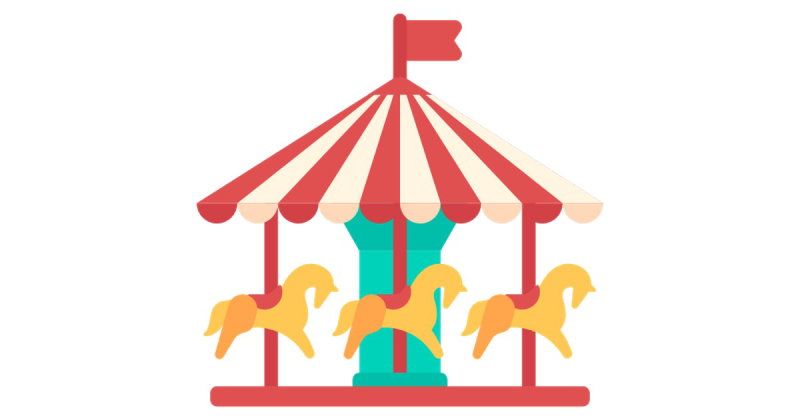 Логотип аттракционы