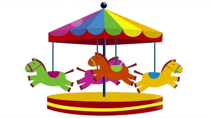 Карусель мультяшный