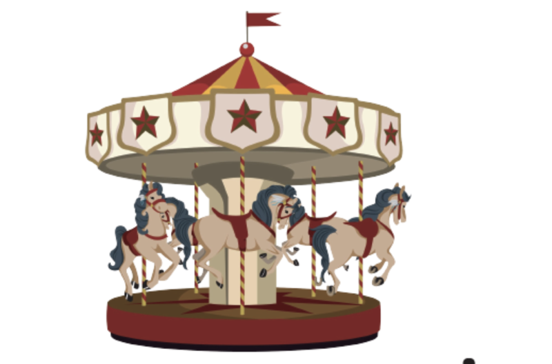 Карусель вектор
