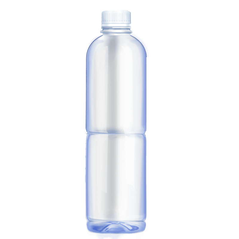 Прозрачная пластиковая бутылка