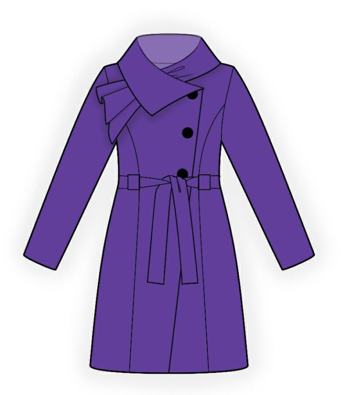 Пальто рисунок