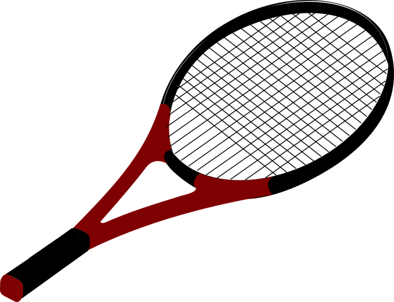 Теннисная ракетка для большого тенниса вектор