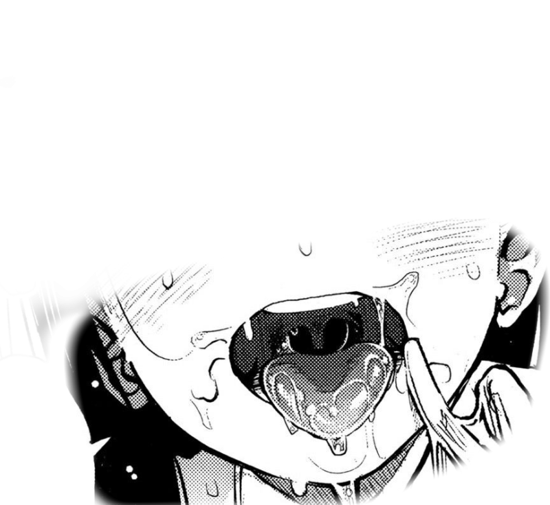 Открытый рот аниме